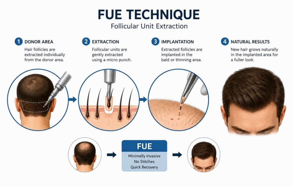 Honnete aesthetics FUE Technique